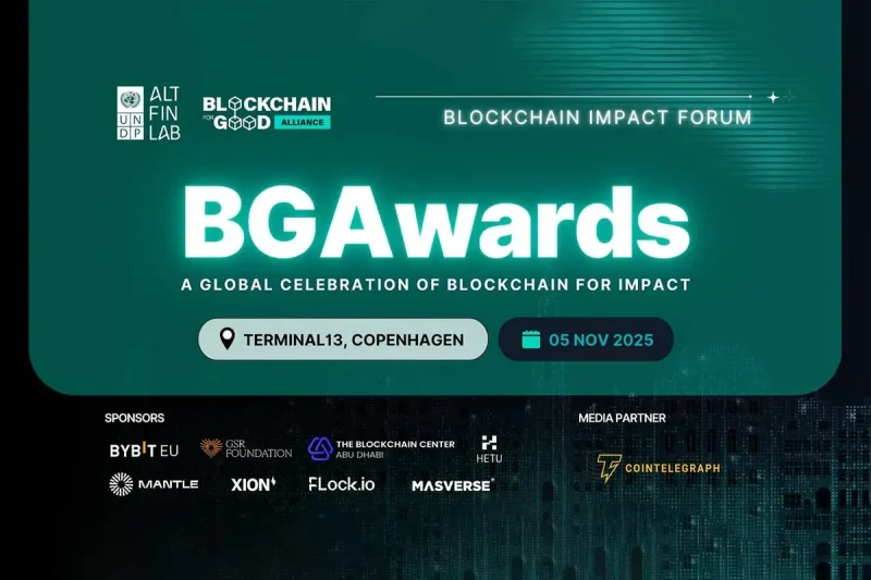 Blockchain for Good Alliance and UNDP AltFinLab Launch Blockchain Impact Forum