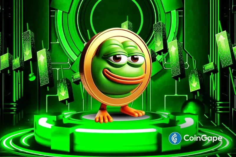 PEPE Coin Price Prediction as Weekly Outflows Hit $17M – Is Rebound Ahead?