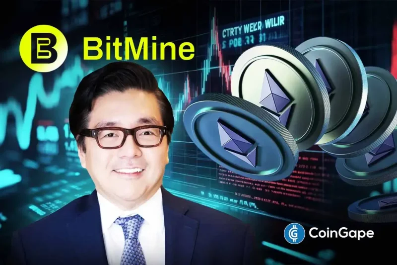 Tom Lee’s Bitmine Immersion (BMNR) Adds Another $103M ETH to its Ethereum Stash