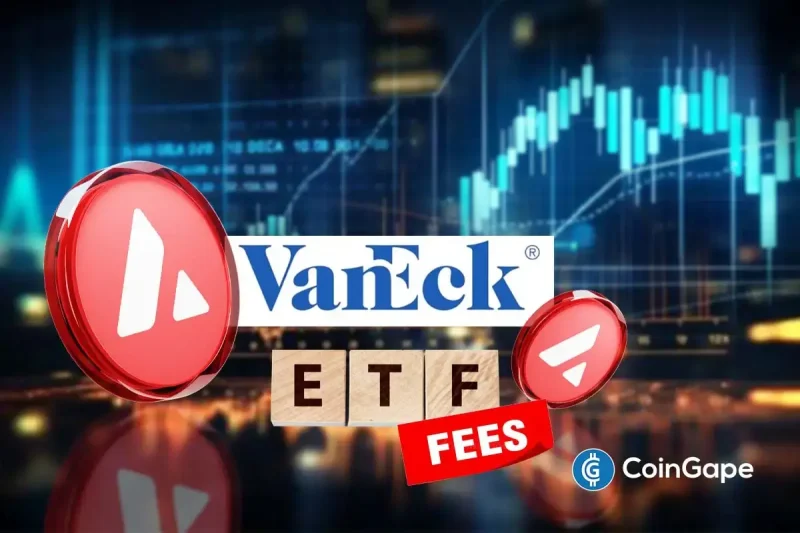 Breaking: VanEck Discloses Fees and Staking Details for its Avalanche ETF