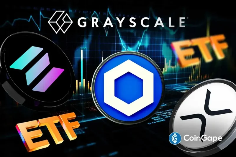 Grayscale Executives, Parent Firm Trim Holdings in XRP, Solana, & Chainlink ETFs