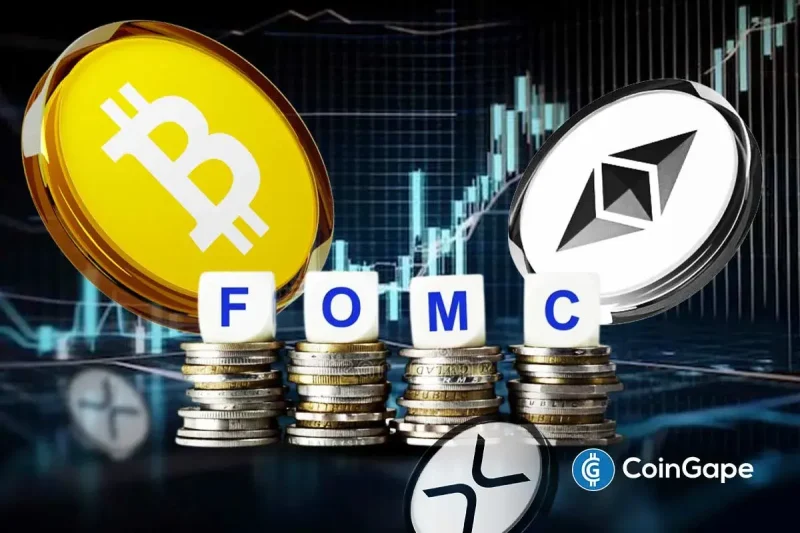 Crypto Market Slides as Hawkish FOMC Minutes Trigger BTC, ETH, XRP Sell-Off
