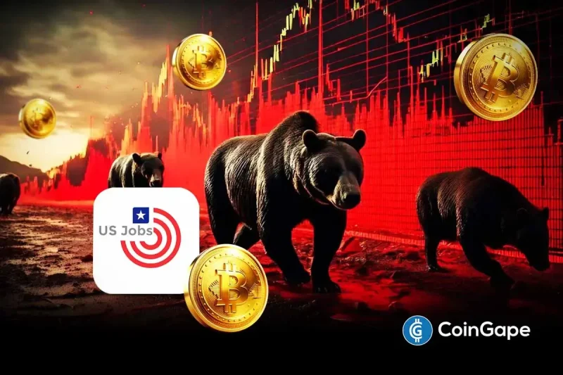 US Jobs Data: Bitcoin Falls to $66K as Wall Street Sees Rise in Nonfarm Payrolls