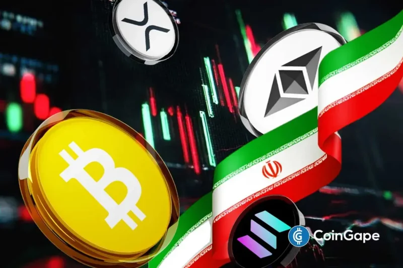Crypto Prices Today: BTC, ETH, and XRP Drop As US-Iran War Enters Fourth Week