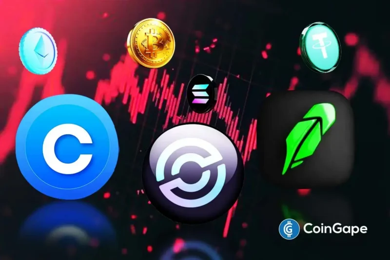 Crypto Stock to Watch As Bitcoin Price Crashed Below $70k; CRCL, COIN, MSTR, HOOD