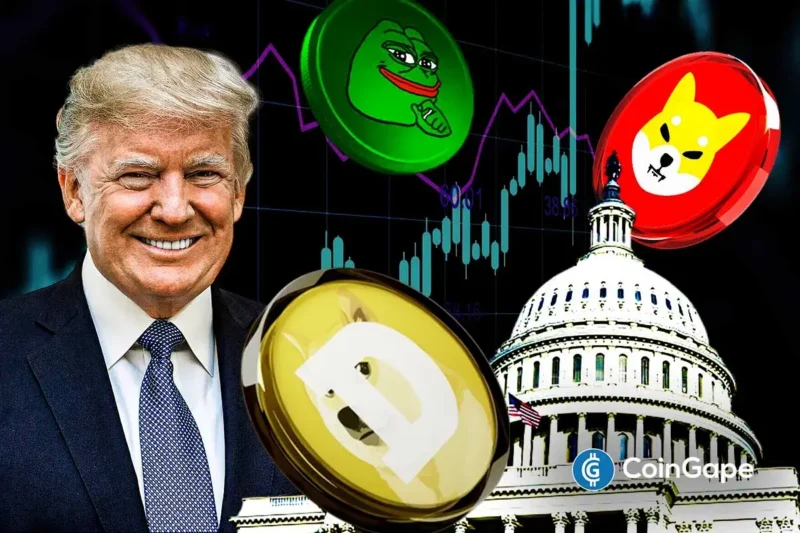 DOGE, SHIB, PEPE Price Forecast as US Senators Probe Trump’s Mar-a-Lago Meme Coin Conference